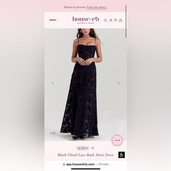 house of cb seren dress black Dresses | Floral Lace Maxi This stunning creation is Asymmetrical Cut Draped Wedding floral silk dress Color:Belle Meade Black